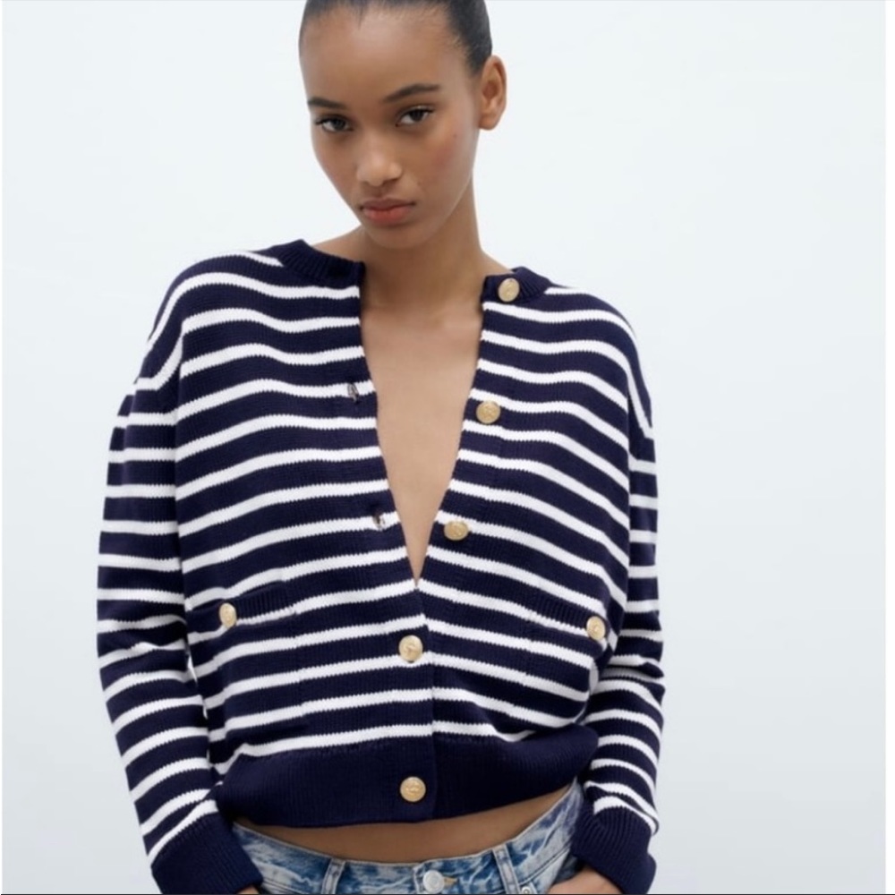 Zara Striped Cardigan